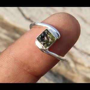 Moldavite Ring